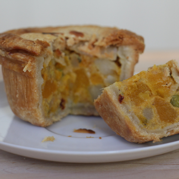 Thai Yellow Curry & Butternut Squash Pie - (Unbaked)